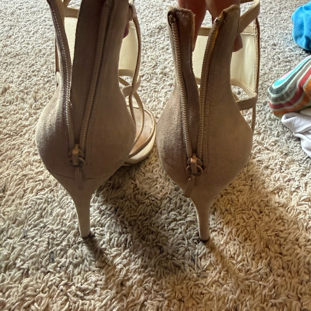 Aldo Tan Strappy Women's Heels - Picture 3 of 5